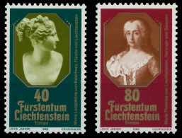 LIECHTENSTEIN 1980 Nr 741-742 Postfrisch S1C32EE - Unused Stamps
