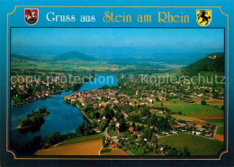 12787428 Stein Rhein Fliegeraufnahme Mit Insel Werd Und Burg Hohenklingen Stein  - Autres & Non Classés