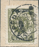 Germany-Deutschland,Weimar Republic,Memel Territory,1923 Issued Lithuania Klaipeda,Surcharge 3/300C/M,Canceled On Paper - Memel (Klaïpeda) 1923