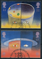 GROSSBRITANNIEN 1991 Nr 1337-1340 Gestempelt WAAGR PAAR X5D34AE - Gebraucht