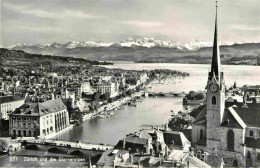 12786924 Zuerich ZH Limmat Bruecken Kirche Zuerichsee Glarner Alpen Zuerich - Altri & Non Classificati