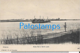 227812 URUGUAY SANTA LUCIA BALSA BARRA POSTAL POSTCARD - Uruguay