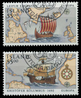 ISLAND 1992 Nr 762-763 Gestempelt X5D90EE - Used Stamps