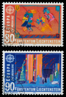 LIECHTENSTEIN 1992 Nr 1033-1034 Gestempelt X5D91AE - Usados