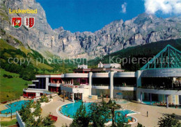 12786042 Leukerbad Burgerbad Badecenter Gemmipass Alpen Loeche-les-Bains - Andere & Zonder Classificatie