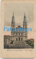 227813 BRAZIL BRASIL PORTO ALEGRE CHURCH OF N. S. DAS DORES POSTAL POSTCARD - Otros