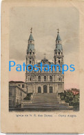 227813 BRAZIL BRASIL PORTO ALEGRE CHURCH OF N. S. DAS DORES POSTAL POSTCARD - Sonstige