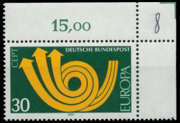 BRD BUND 1973 Nr 768 Postfrisch ECKE-ORE X5FA956 - Ungebraucht