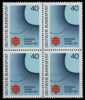 BRD BUND 1973 Nr 763 Postfrisch VIERERBLOCK X5FA9AE - Unused Stamps