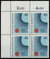 BRD BUND 1973 Nr 763 Postfrisch VIERERBLOCK ECKE-OLI X5FA9A2 - Neufs