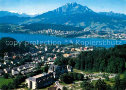 12781902 Luzern LU Kurhaus Sonnmatt Vierwaldstaettersee Alpenpanorama Fliegerauf - Sonstige & Ohne Zuordnung