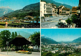 12781424 Monthey VS La Piscine Pont Couvert Place Du Marche Panorama  - Sonstige & Ohne Zuordnung