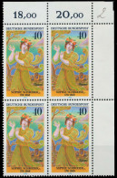 BRD BUND 1976 Nr 909 Postfrisch VIERERBLOCK ECKE-ORE X600096 - Unused Stamps