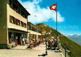 12780823 Rothorn Kulm Hotel Brienz Aussichtsterrasse Fernsicht Alpen Rothorn Kul - Autres & Non Classés