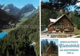 12780172 Bruelisau Berggasthaus Plattenboedeli Am Saemtisersee Alpenpanorama Bru - Sonstige & Ohne Zuordnung