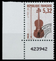 FRANKREICH 1992 Nr 2881A Postfrisch ECKE-ULI X61F15A - Neufs