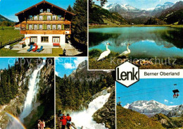 12779448 Lenk Simmental Pension Gaestehaus See Schwaene Alpenpanorama Wasserfall - Sonstige & Ohne Zuordnung