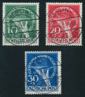 BERLIN 1949 Nr 68-70 Zentrisch Gestempelt ATTEST X64205E - Usati