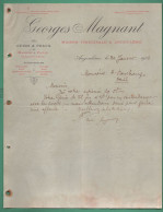 16 Angoulême Magnant Georges Cuirs Et Peaux Succursales à Niort Ruffec Vichy Poitiers Montluçon Brive 1903 - Textile & Vestimentaire