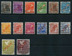 BERLIN 1949 Nr 21-34 Zentrisch Gestempelt ATTEST X642066 - Used Stamps