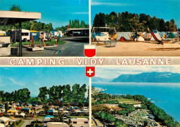 12778842 Lausanne VD Camping Details Fliegeraufnahme Lausanne - Autres & Non Classés