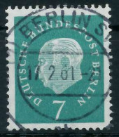 BERLIN DS HEUSS 3 Nr 182 Zentrisch Gestempelt X642442 - Usati