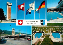 12778764 Zurzach Thermalbad Turmhotel Flaggen Bad Zurzach - Otros & Sin Clasificación