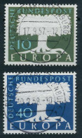 BRD BUND 1957 Nr 268-269 Zentrisch Gestempelt X64268E - Gebruikt