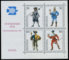 SCHWEIZ BLOCK KLEINBOGEN 1970-1979 Block 22-06 X66EFE2 - Blocks & Sheetlets & Panes