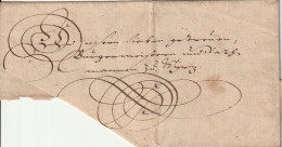 Vorphila Brief - Nach Dürnitz (?) - Ca. 1680 (68985) - Préphilatélie