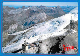 12769078 Titlis BE Gletscher Gipfelrestaurant Alpenpanorama Fliegeraufnahme Titl - Autres & Non Classés