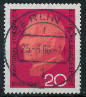 BRD BUND 1966 Nr 505 Zentrisch Gestempelt X69B65A - Usati