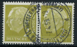 BRD BUND DS HEUSS 1 Nr 177xv Zentrisch Gestempelt WAAGR PAAR X69B836 - Used Stamps