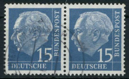 BRD BUND DS HEUSS 1 Nr 184x Gestempelt WAAGR PAAR X69B85A - Used Stamps