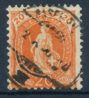 SCHWEIZ STEHENDE HELVETIA Nr 74Cb Zentrisch Gestempelt X6AA686 - Used Stamps