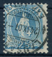 SCHWEIZ STEHENDE HELVETIA Nr 81C Zentrisch Gestempelt X6AA6C6 - Used Stamps