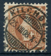 SCHWEIZ STEHENDE HELVETIA Nr 94C Zentrisch Gestempelt X6AA73E - Used Stamps