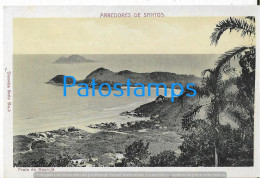 227827 BRAZIL BRASIL SANTOS SAO PAULO BEACH OF GUARUJA POSTAL POSTCARD - Other