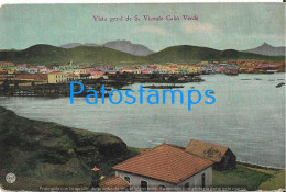 227828 PORTUGAL SAO VICENTE CABO VERDE VIEW GENERAL POSTAL POSTCARD - Sonstige & Ohne Zuordnung