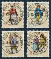 SCHWEIZ PRO PATRIA Nr 1417-1420 Zentrisch Gestempelt X6AA9AA - Gebraucht