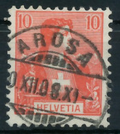 SCHWEIZ 1907 Nr 98 Zentrisch Gestempelt X6C29FA - Oblitérés