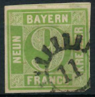 BAYERN MÜHLRADSTEMPEL AUF Nr 5III GMR _11 ZENTR X6FA892 - Used