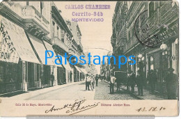 227833 URUGUAY MONTEVIDEO STREET CALLE 25 DE MAYO POSTAL POSTCARD - Uruguay