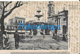 227834 URUGUAY MONTEVIDEO FUENTE EN LA PLAZA MATRIZ POSTAL POSTCARD - Uruguay