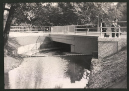 Fotografie Ansicht Wien-Hütteldorf, Brücke über Den Halterbach  - Lugares