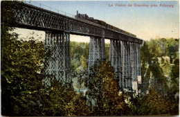 Fribourg - Le Viaduc - Eisenbahn - Fribourg