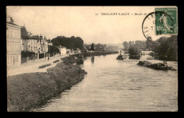 77 - THORIGNY-LAGNY - BORDS DE MARNE - TRAIN DE PENICHES - REMORQUEUR - Lagny Sur Marne