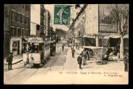 83 - TOULON - ROUTE DE MARSEILLE - PONT-DU-LAS - TRAMWAY - Toulon