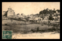 84 - MIRABEAU - VUE GENERALE ET LE CHATEAU - Autres & Non Classés