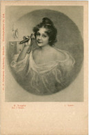 F. Torggler - Frau Am Telefon - Ackermann Kunstverlag - Women